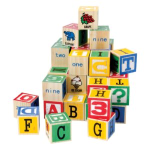 Alphabet Wood Blocks Stack