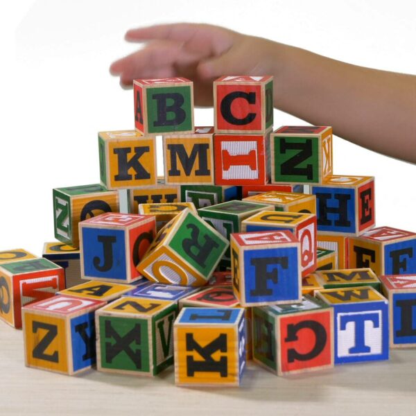 Large ABC multicolor building blocks video