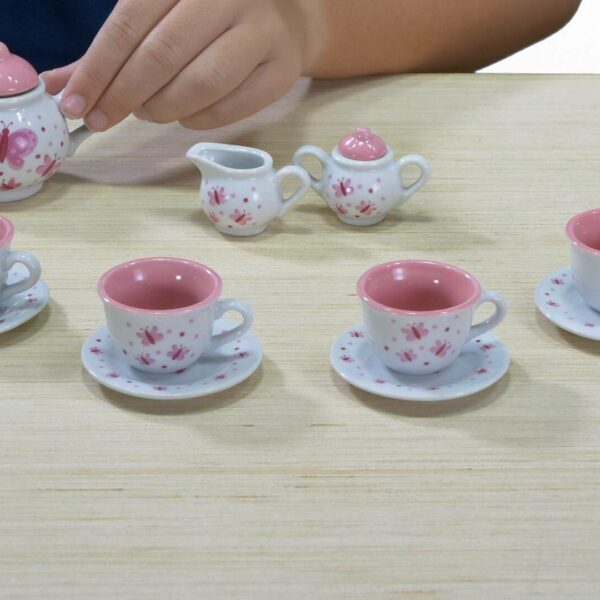 Butterfly tea set video