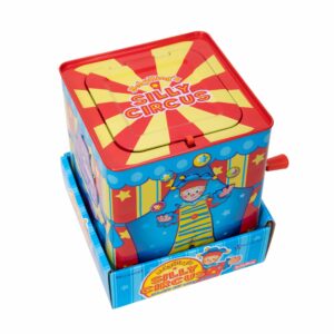 Silly Circus Jack in the Box in Package Tray Top Closed