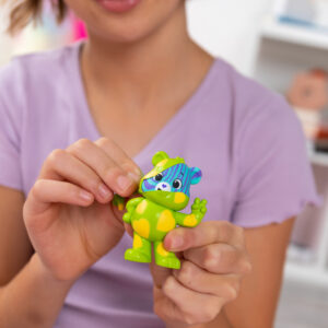 Care Bears Peel and Reveal - Lifestyle shot of girl peeling bear